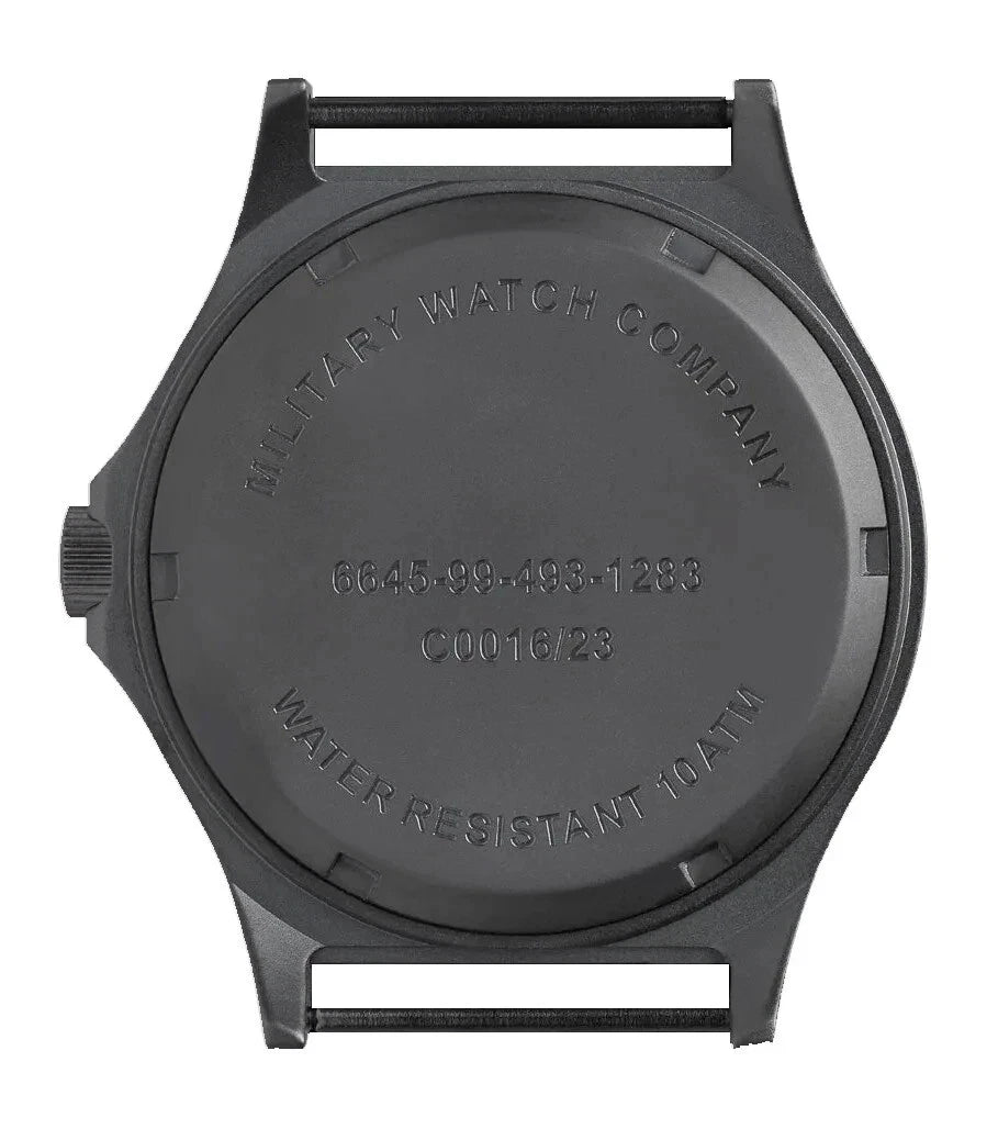 MWC G10 100M Black PVD Military Watch NSN 6645-99-493-1283