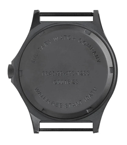 MWC G10 100M Black PVD Military Watch NSN 6645-99-493-1283