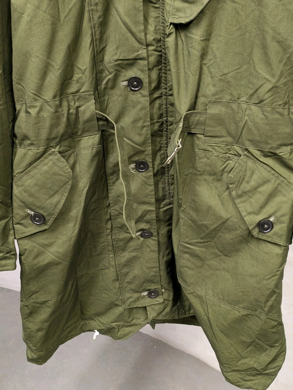 British Army 1951 Pattern Green Ventile Parka Jacket Coat - Size 8