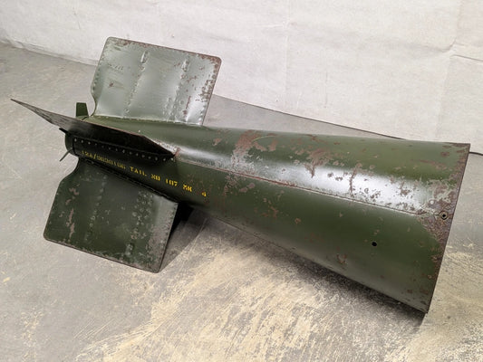 RAF Bomb Tail Fin No. 107 MK4 1000lb Medium Capacity - Dated 1965