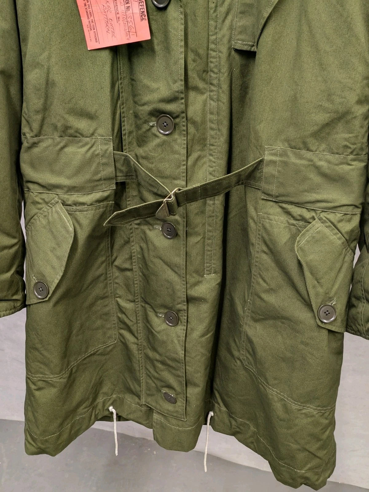 British Army 1951 Pattern Green Ventile Parka Jacket Coat Sealed Pattern - Size 7