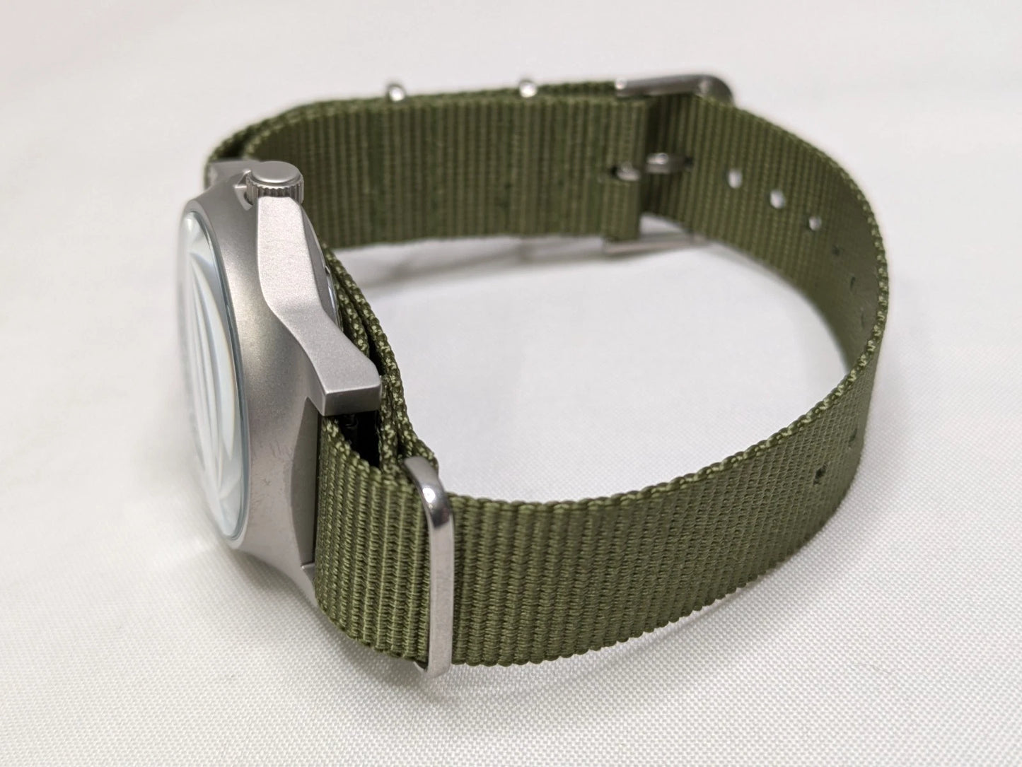 MWC G10LM 50M Date Window 2025 Military Watch Army Green Strap
