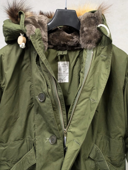 British Army 1951 Pattern Green Ventile Parka Jacket Coat - Size 4