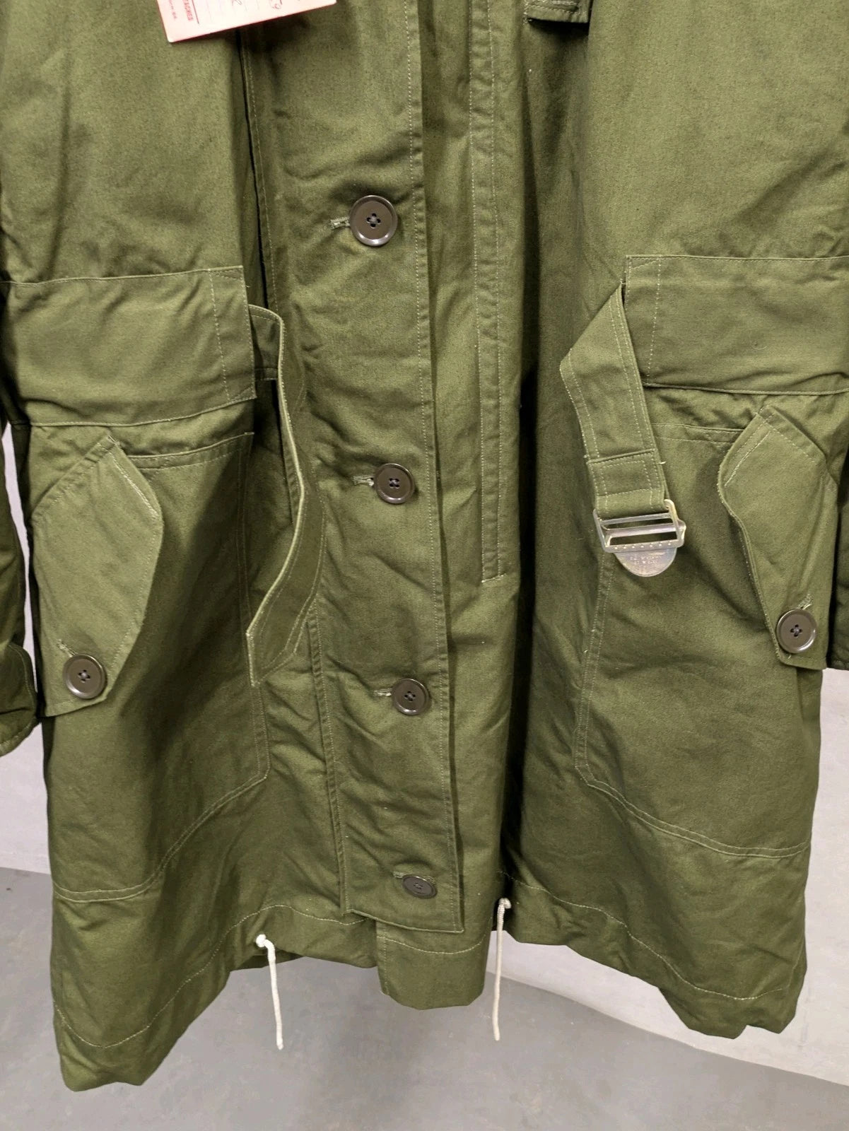 British Army 1951 Pattern Green Ventile Parka Jacket Coat Sealed Pattern - Size 7