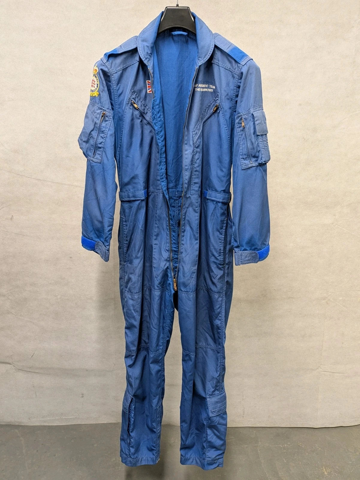 RAF Red Arrows Aerobatic Team Fire Resistant Aircrew Coveralls Blue