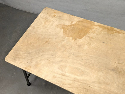 British Army Lightweight Wooden Folding Field Table