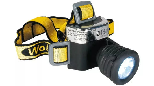 Wolf Safety ATEX LED Headtorch HT-200 Zone 0