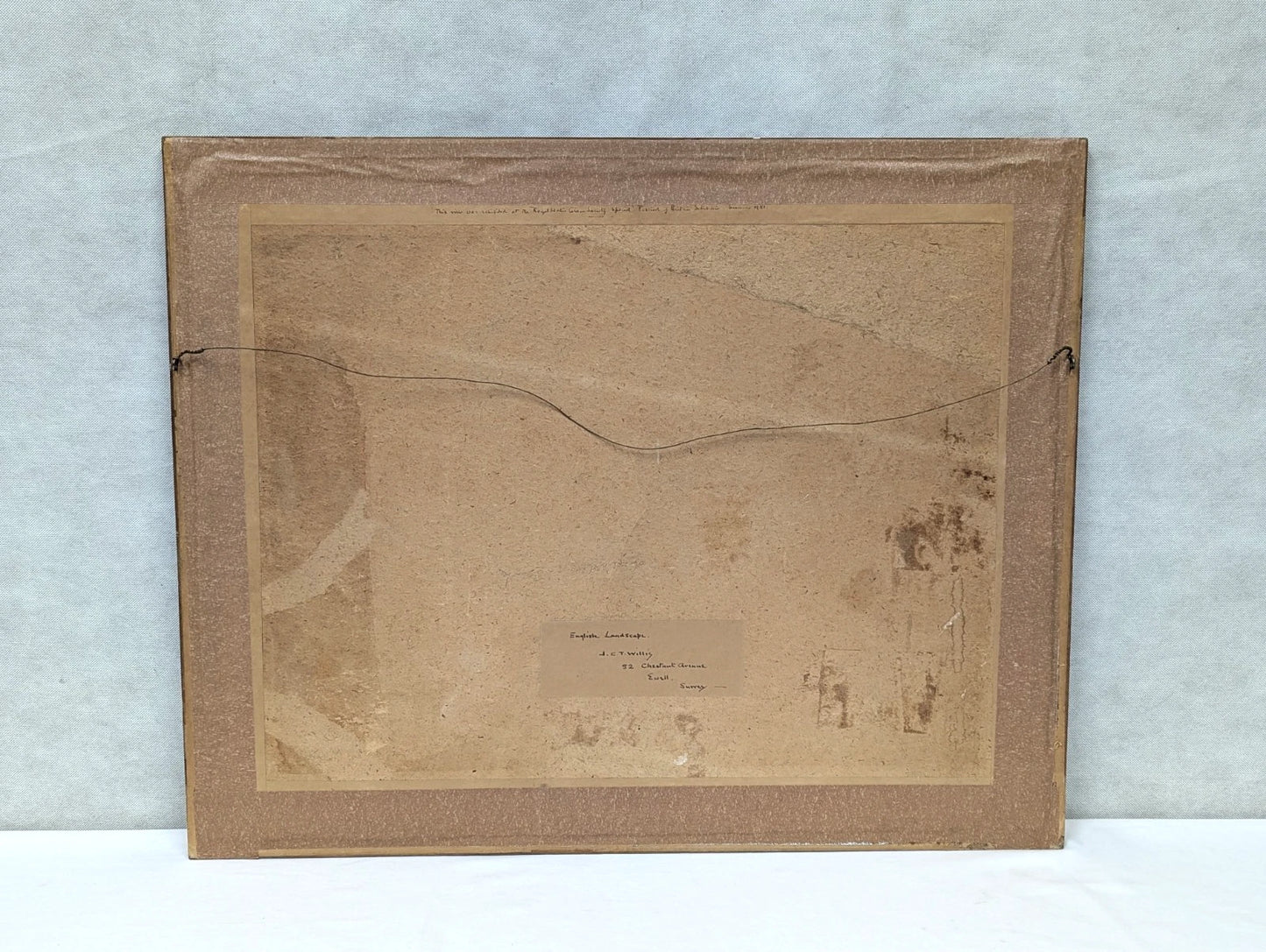 Original Watercolour Painting English Landscape John Christopher Temple Willis