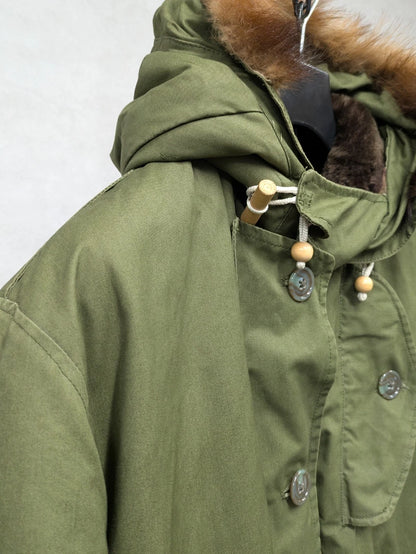 British Army 1951 Pattern Green Ventile Parka Jacket Coat Sealed Pattern - Size 8