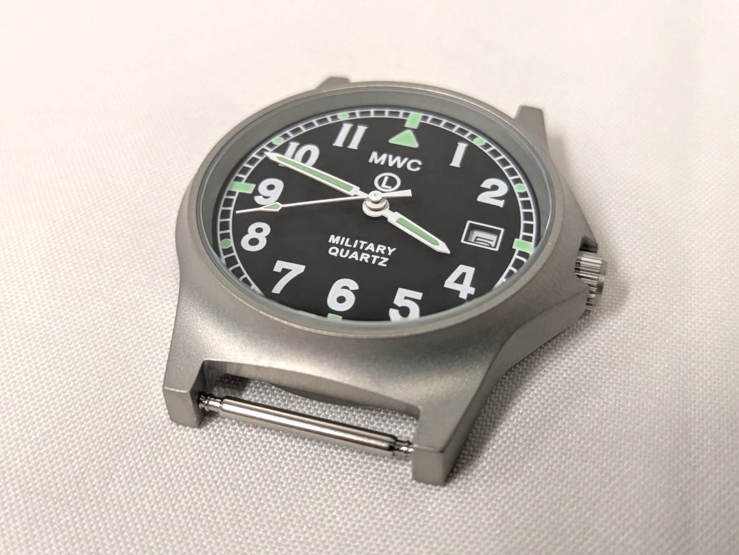 MWC G10LM 50M Date Window 2025 Military Watch Army Grey Strap