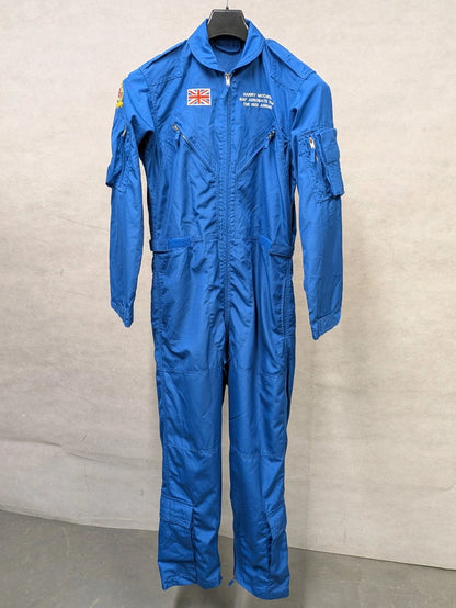 RAF Red Arrows Aerobatic Team Fire Resistant Aircrew Coveralls Blue
