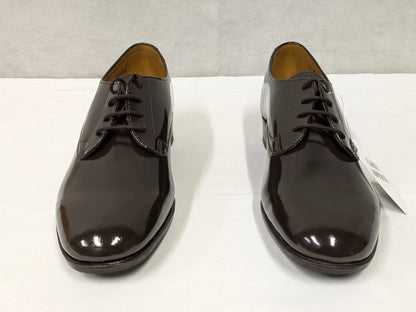 Ladies Brown Leather Gibson Dress Uniform Parade Shoes