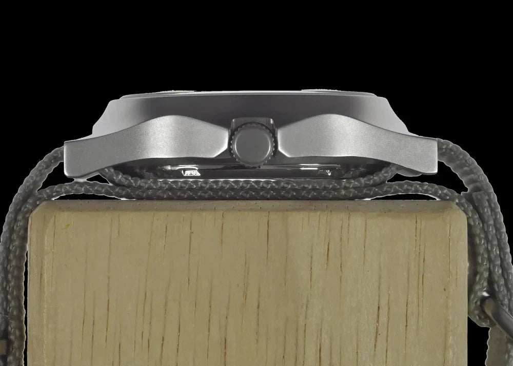 MWC G10LM 50M Date Window 2025 Military Watch Army Grey Strap