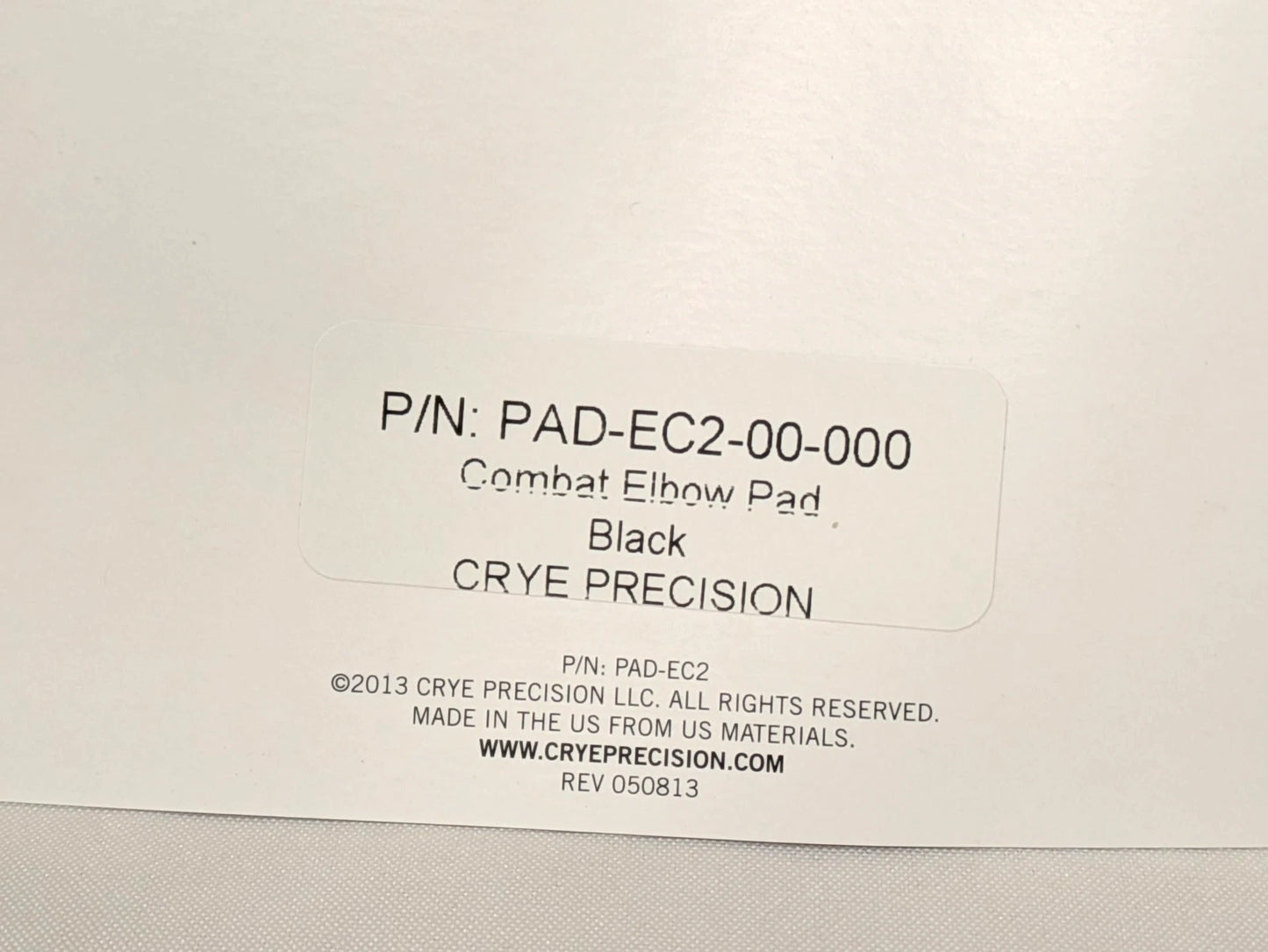 Crye Precision Combat Elbow Pads - Black