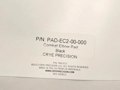 Crye Precision Combat Elbow Pads - Black