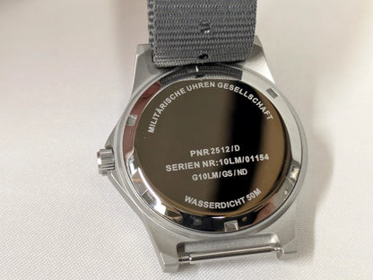MWC G10LM 50M 2026 Military Watch Army Grey Strap