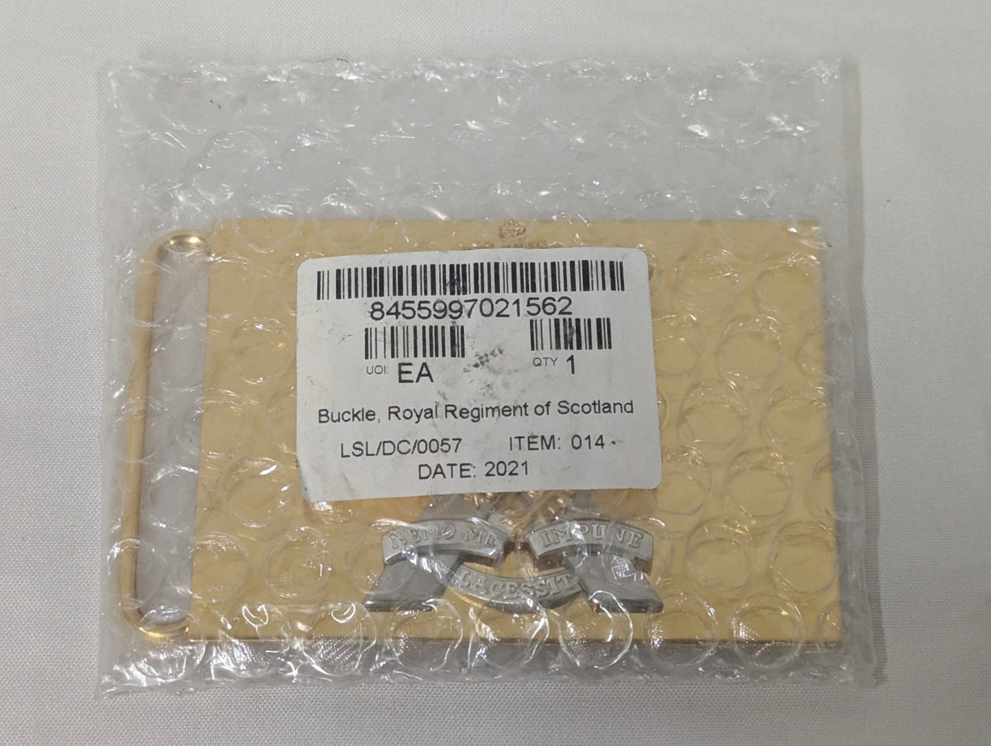 British Army Royal Regiment of Scotland Belt Buckle