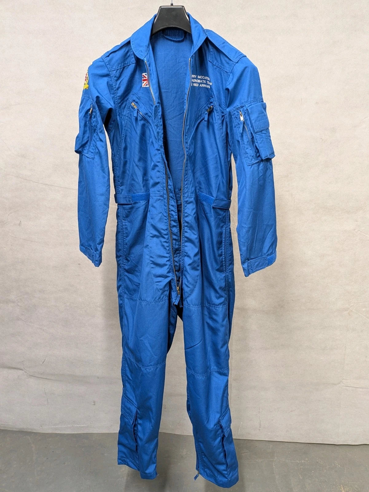 RAF Red Arrows Aerobatic Team Fire Resistant Aircrew Coveralls Blue