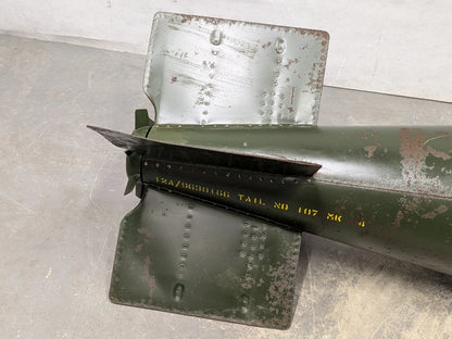 RAF Bomb Tail Fin No. 107 MK4 1000lb Medium Capacity - Dated 1965