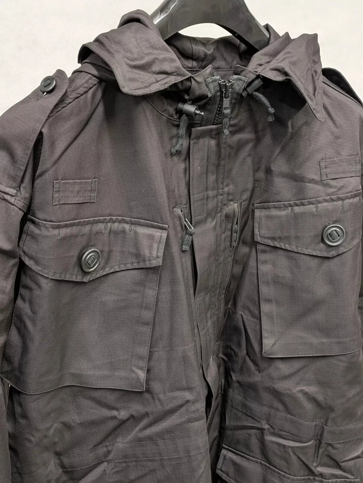 British Army Black Ripstop Field Smock Jacket SAS - NEW