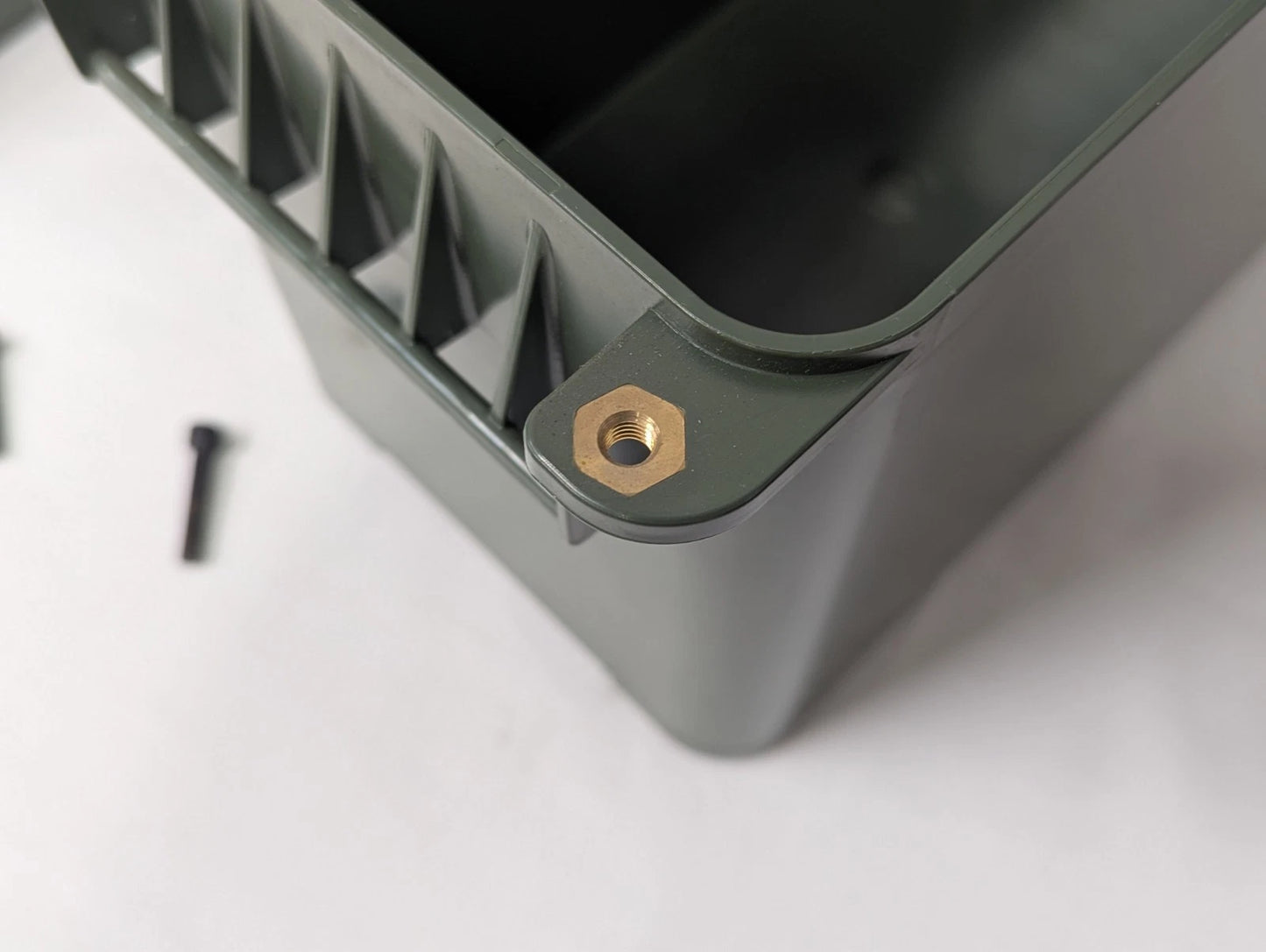 Swiss Army Plastic Ammo Tin Ammunition Box Can Green