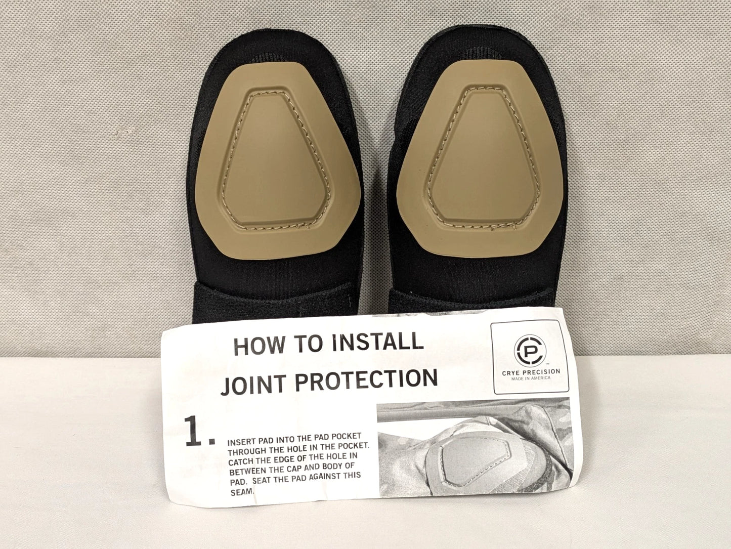 Crye Precision Combat Elbow Pads - Khaki Tan