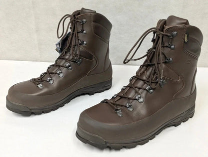 Iturri Brown Leather Goretex Cold Wet Weather Combat Boots