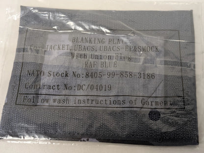 British Army OPFOR Blue DPM Camo VeIcro Blanking Patch Union Jack Badge