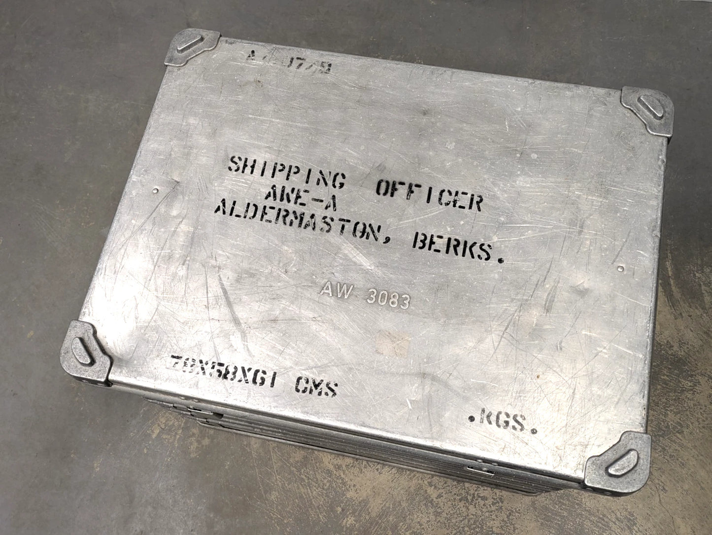 Zarges Aluminium Lockable Transport Equipment Flight Storage Case Box