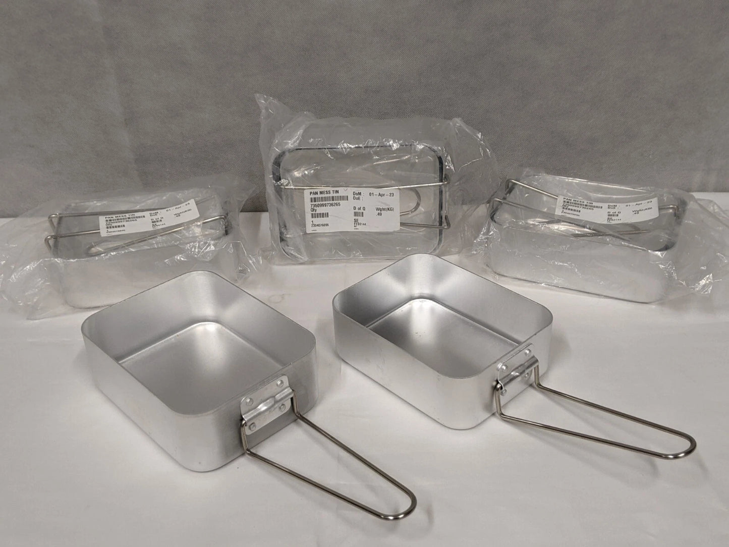 British Army Military Mess Tins Set - Camping - Cooking - Cadet