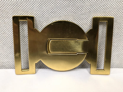 British Army Military Brass Belt Buckle DIEU ET MON DROIT