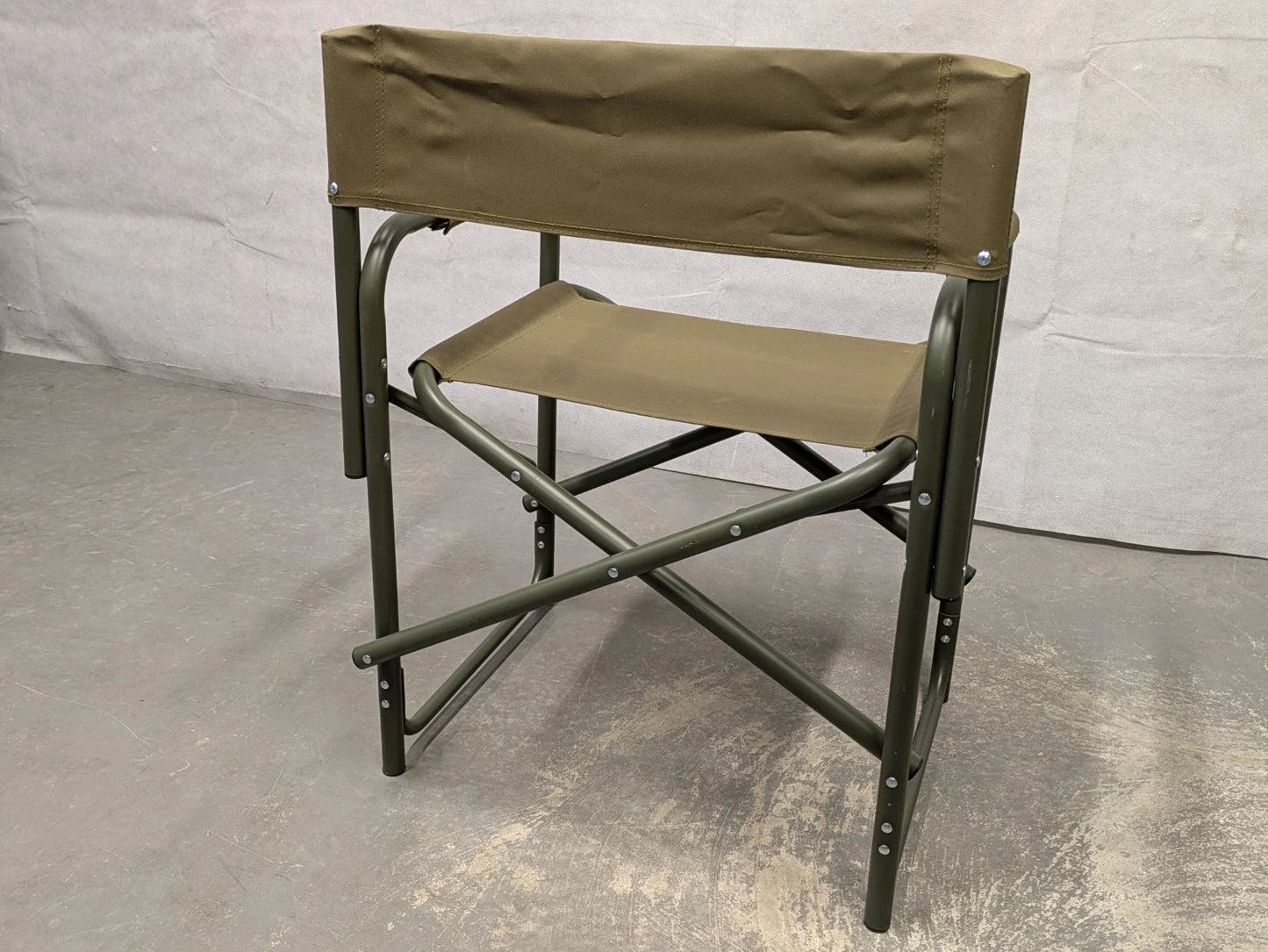 British Army Folding Canvas Recreational Directors Field Chair - NEW