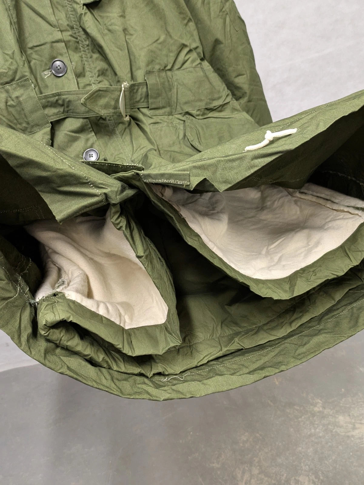 British Army 1951 Pattern Green Ventile Parka Jacket Coat - Size 8