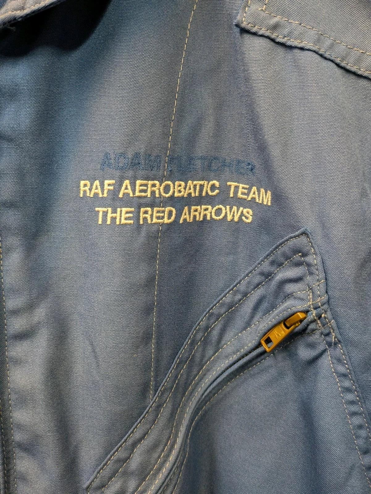 RAF Red Arrows Aerobatic Team Fire Resistant Aircrew Coveralls Blue