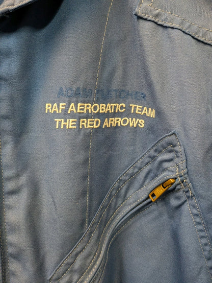 RAF Red Arrows Aerobatic Team Fire Resistant Aircrew Coveralls Blue