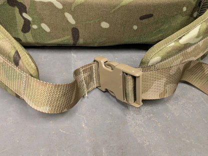 British Army MTP Camo Long Back 120L Bergen Rucksack with Side Pockets