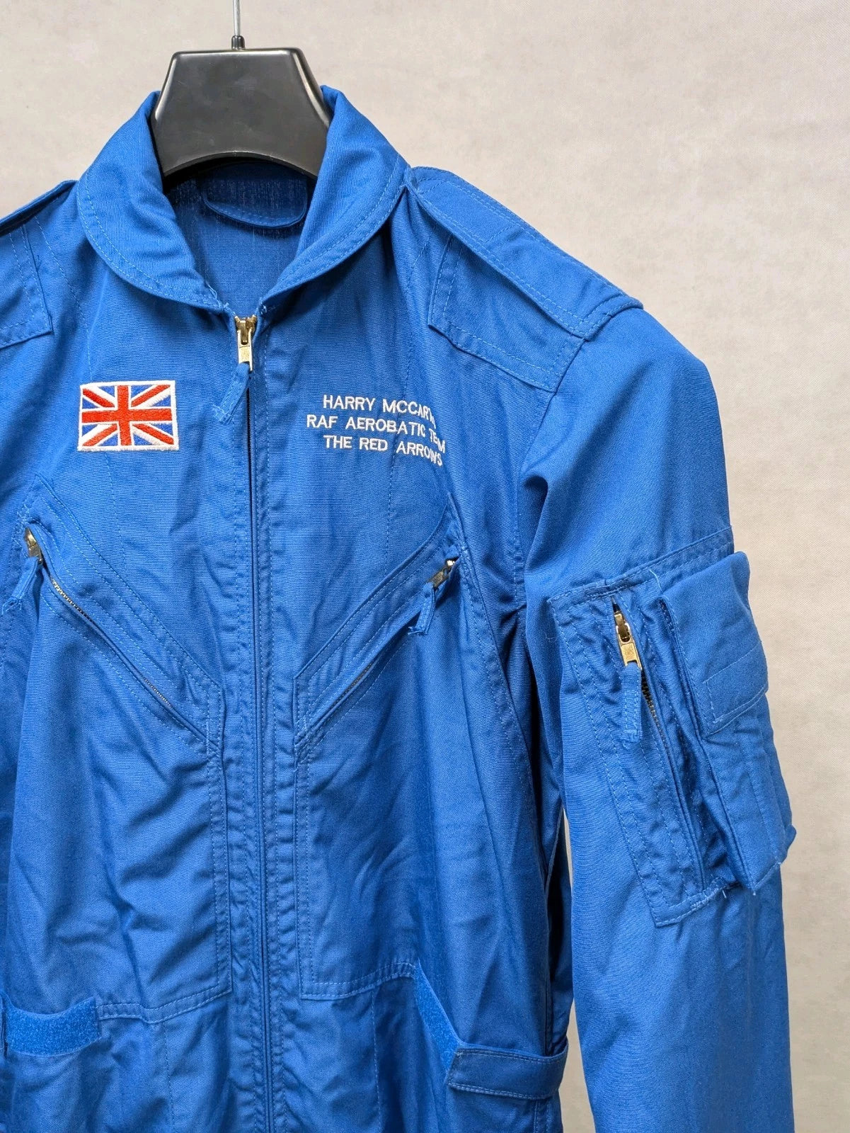 RAF Red Arrows Aerobatic Team Fire Resistant Aircrew Coveralls Blue
