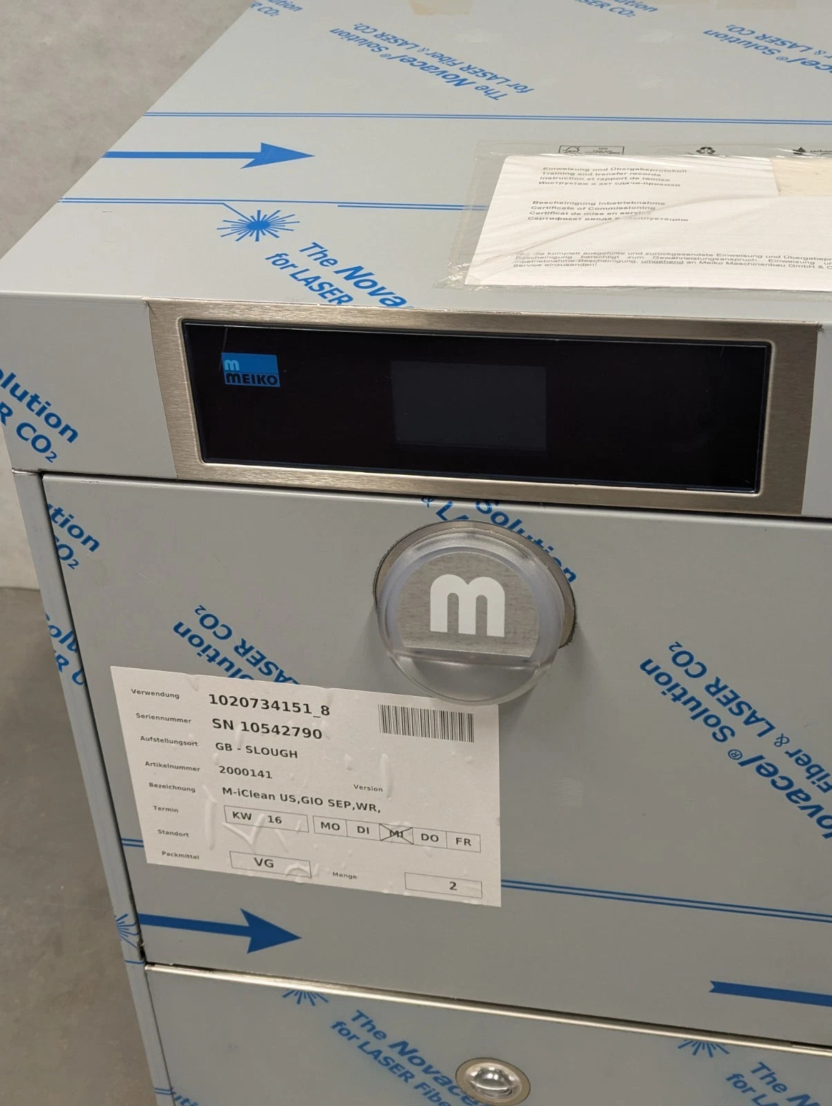 Meiko M-iClean US Undercounter Front Loading Dishwasher Commercial Catering