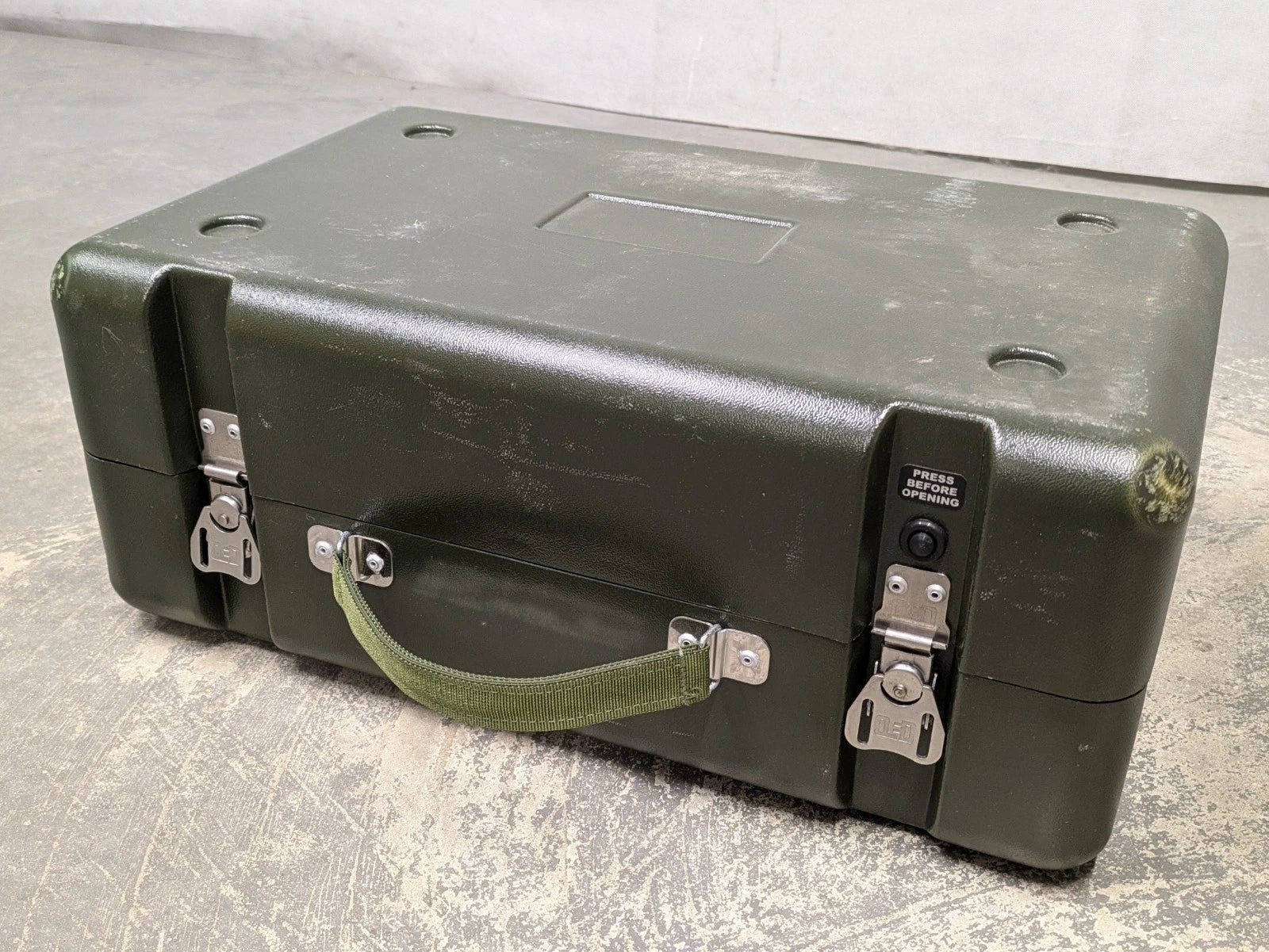 Military Boot Box British Army MOD Lockable Equipment Transport Storage Case Tool Box ...