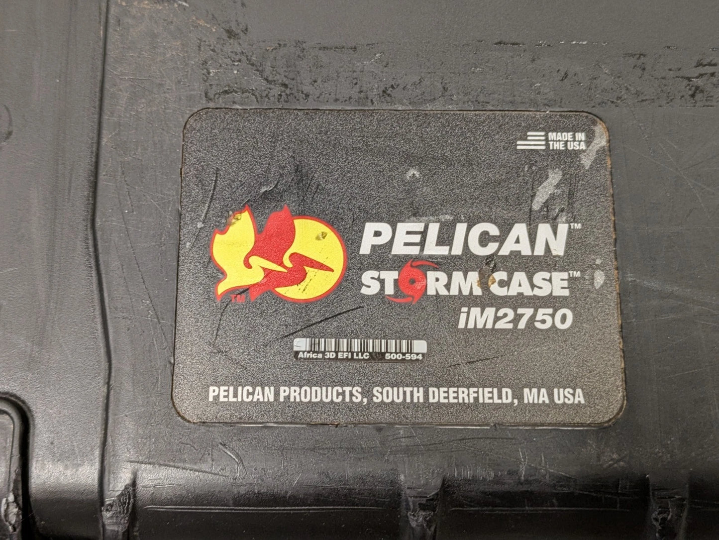 Peli iM2750 Protector Pelican Storm Case Travel Flight Equipment Box on Wheels