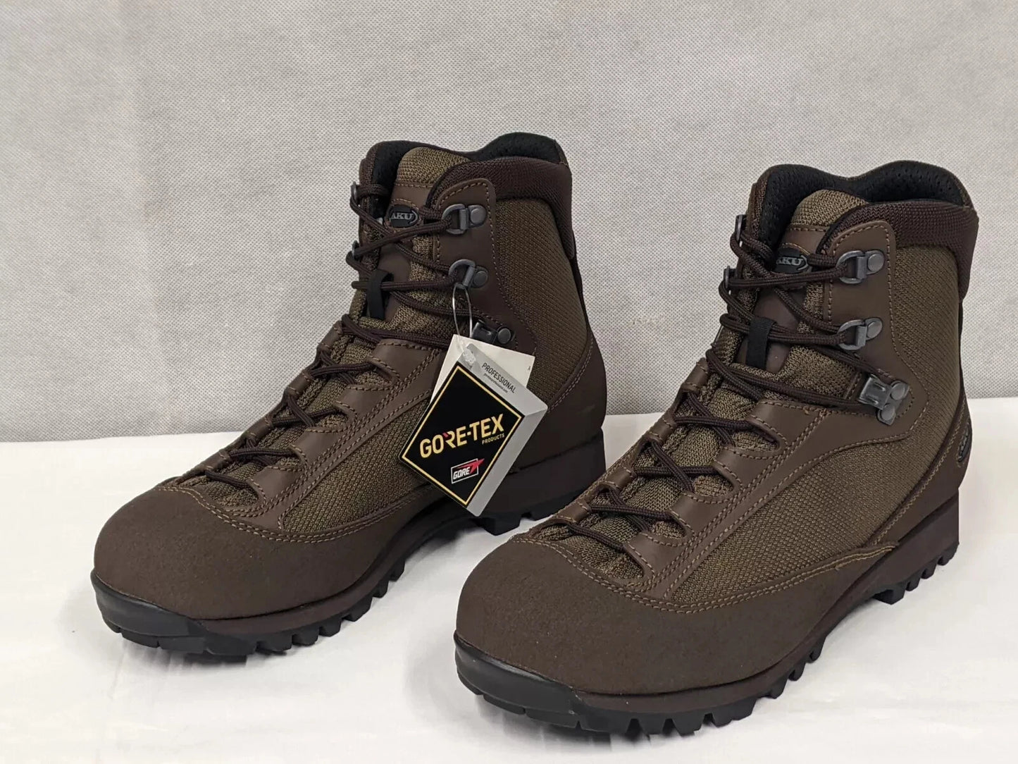 AKU Pilgrim Brown Suede Leather High Liability Combat Boots