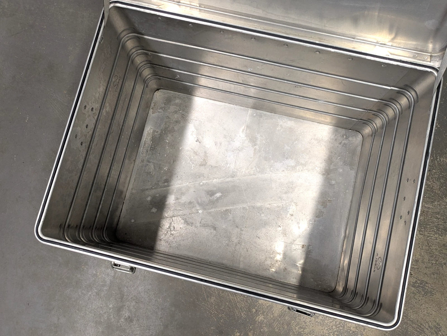 Zarges Aluminium Lockable Transport Equipment Flight Storage Case Box