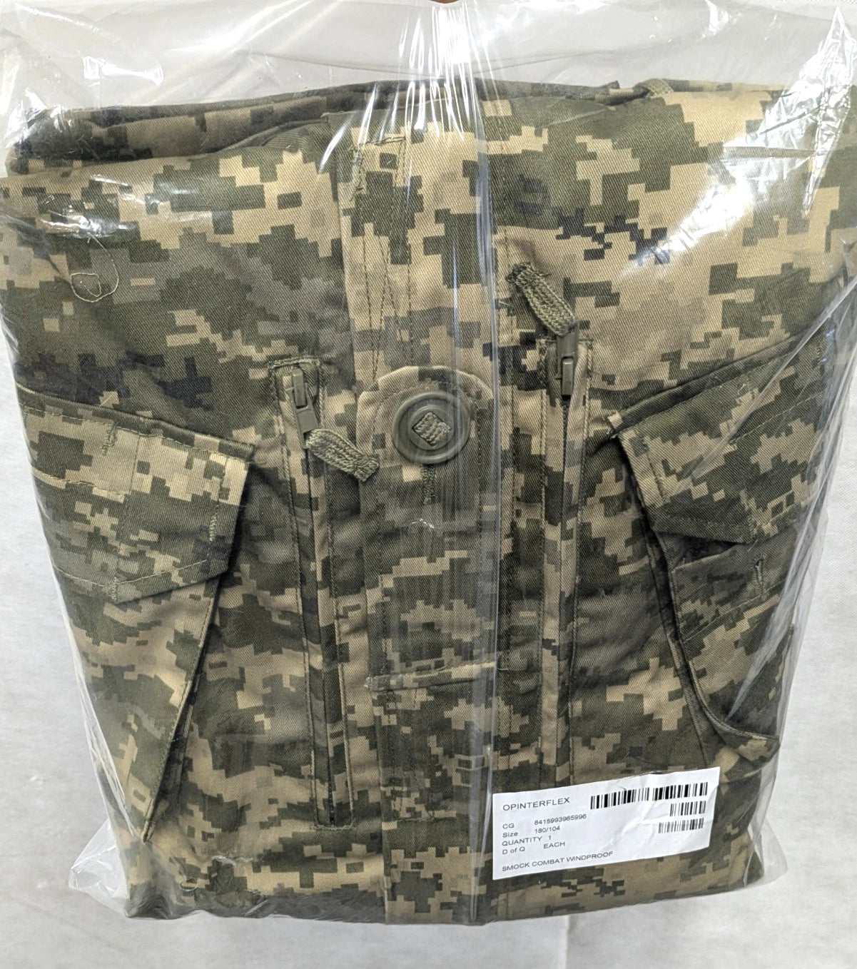 OP INTERFLEX MM-14 Digital Pixel Camo Windproof Combat Smock Jacket - NEW