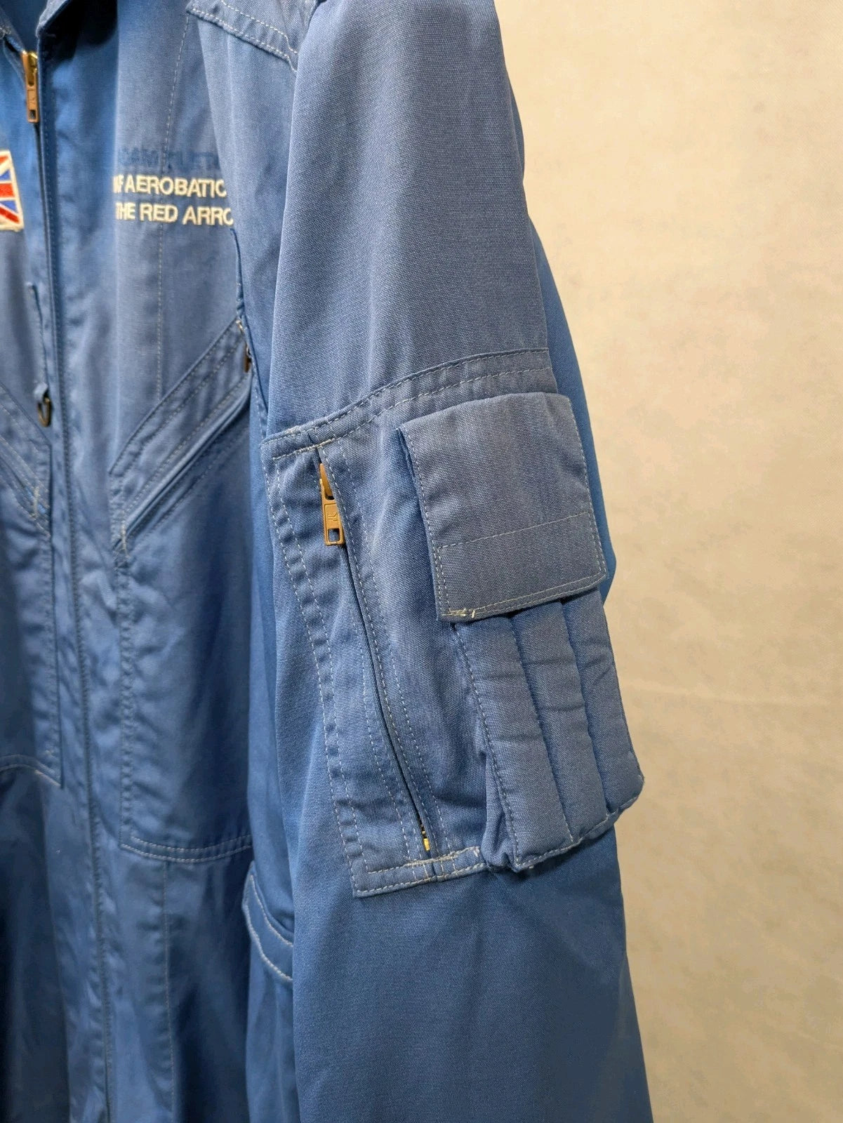 RAF Red Arrows Aerobatic Team Fire Resistant Aircrew Coveralls Blue