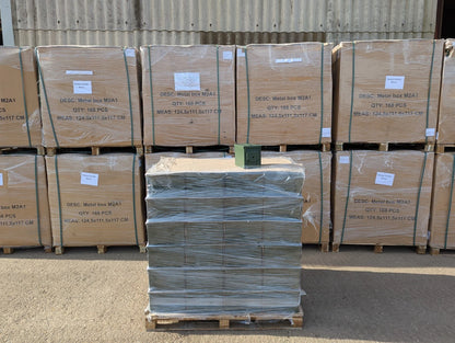 168 x Ammo Box 50 Cal - 1 Pallet - Wholesale Job Lot - NEW