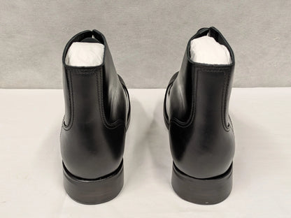 John Land Black Leather Ammo Parade Drill Boots