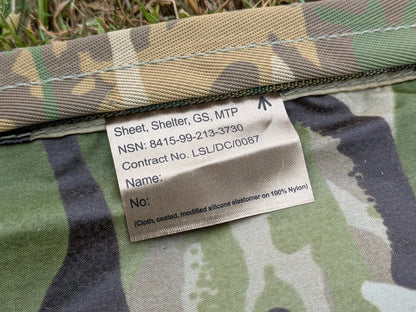MTP Camo Basha Ground Sheet Waterproof Shelter Cover - NEW