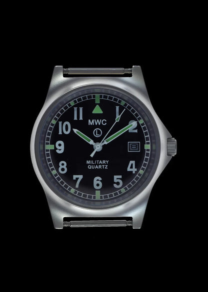 MWC G10LM 50M Date Window 2025 Military Watch Army Grey Strap