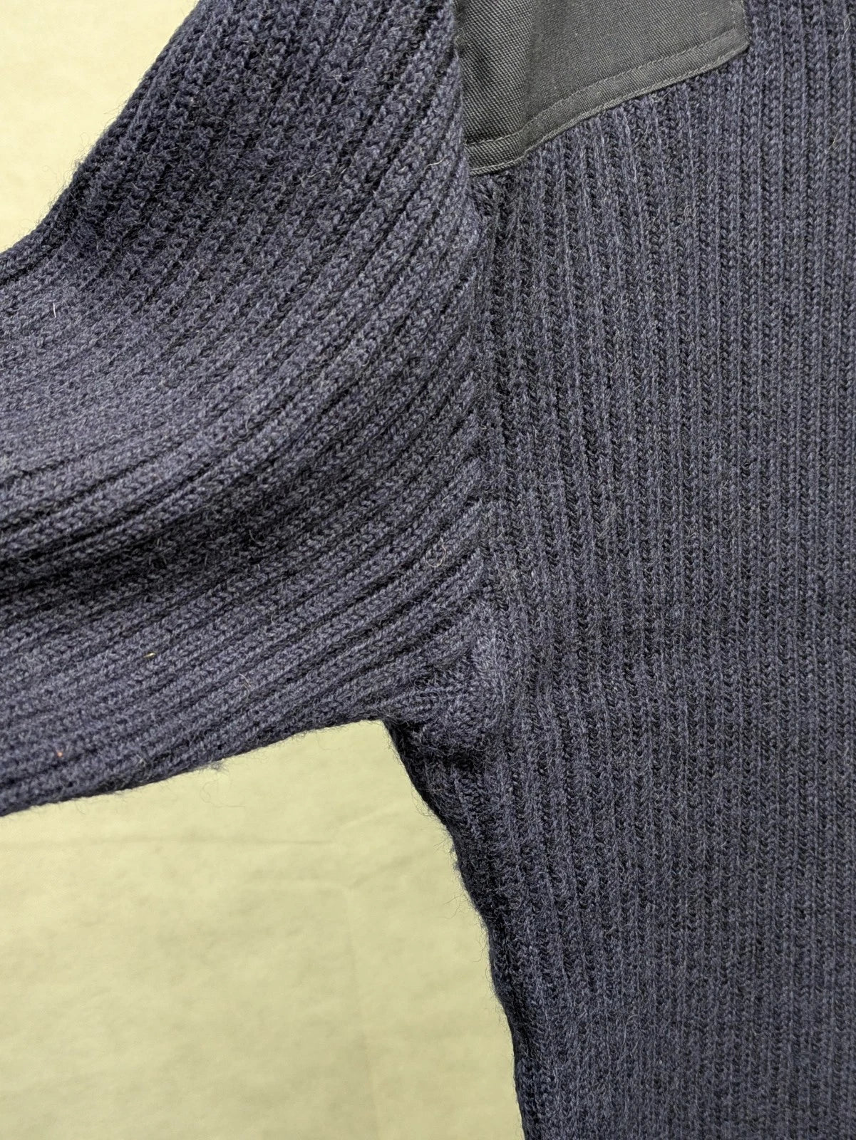 Royal Navy Blue Wool Commando Round Neck Jumper - NEW