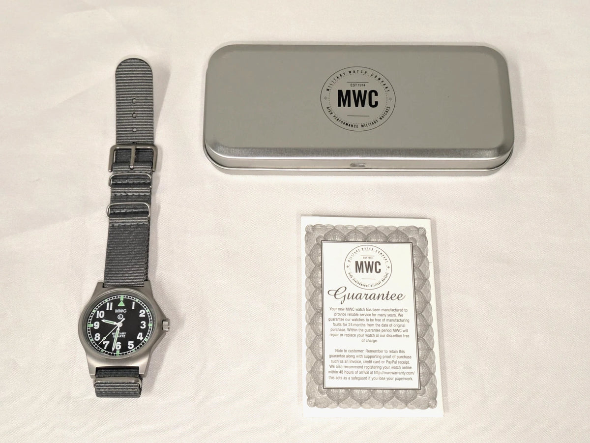 MWC G10LM 50M 2026 Military Watch Army Grey Strap